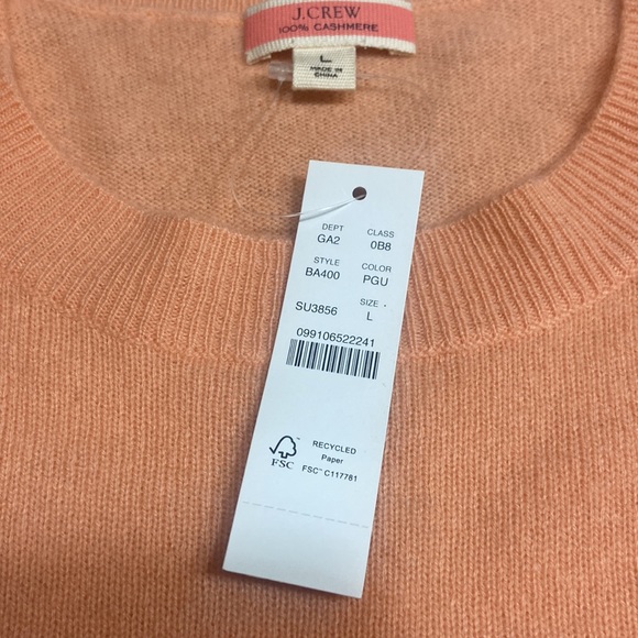 NWT J Crew Cashmere Sweater - Picture 2 of 3